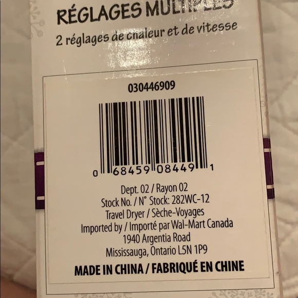 Brand new CONAIR travel size hair dryer - Picture 4 of 4